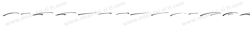 Harris Signature Reg字体转换